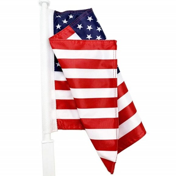 🆕 AMERICAN FLAG DOUBLE SIDED CAR FLAG - NFL - MEN - Picture 2 of 2